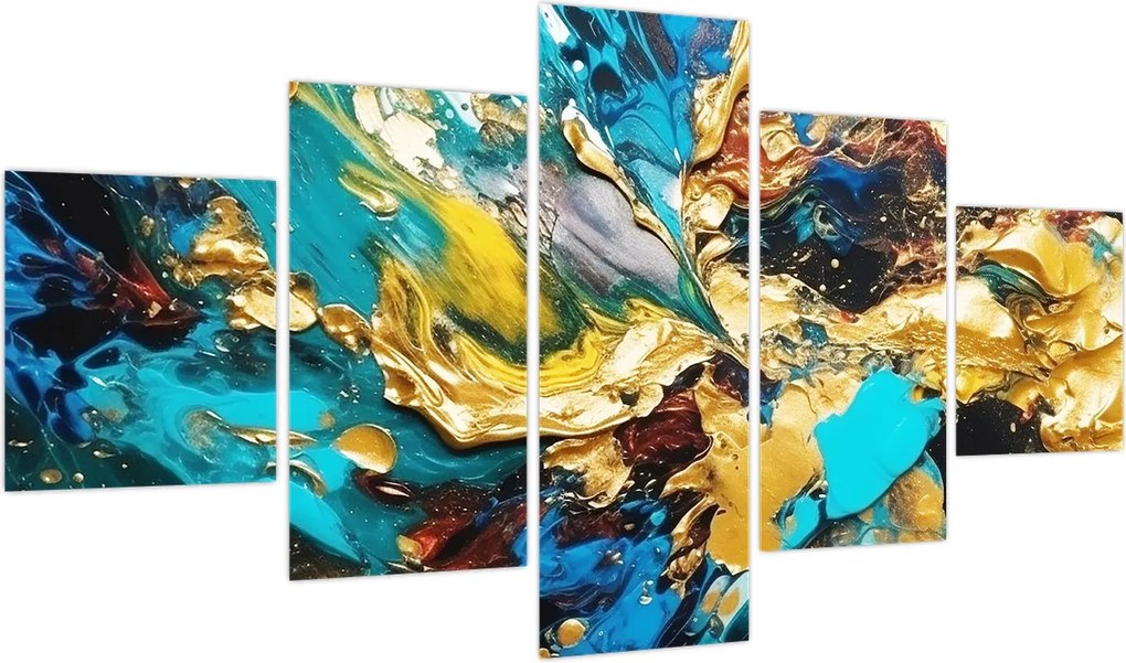 Obraz - Teksturowany obraz olejny (125x70 cm)