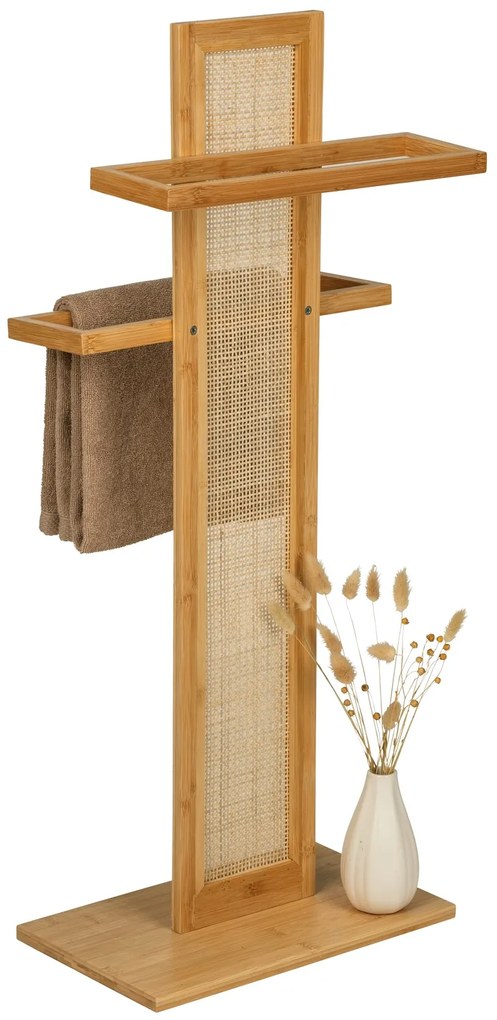 Stojak na ręczniki ALLEGRE BAMBOO, 88 cm, WENKO
