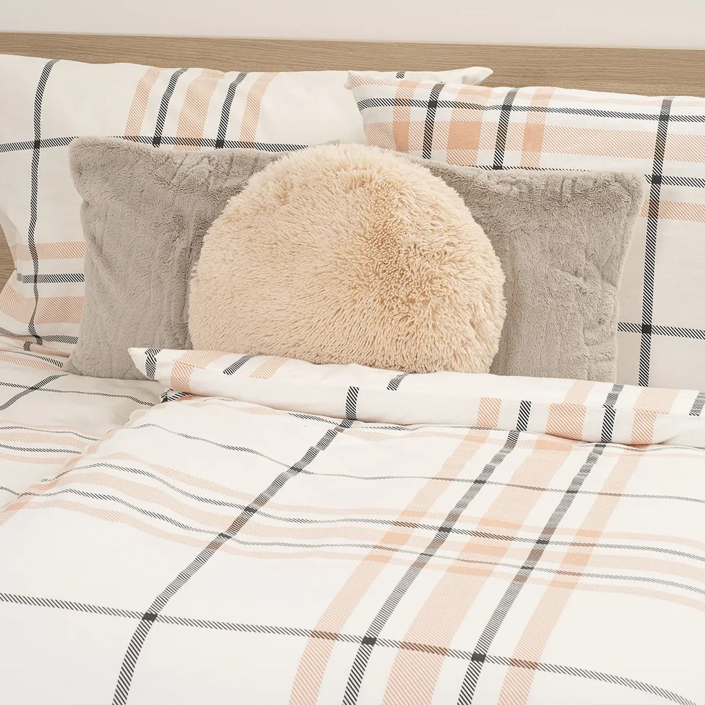 4Home Pościel flanelowa Elegant Plaid, 140 x 200 cm, 70 x 90 cm