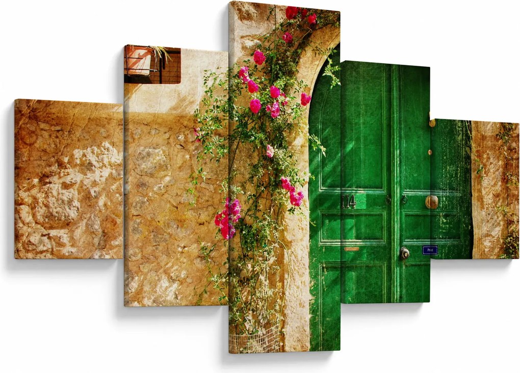 Obraz starych drzwi (125x70 cm)