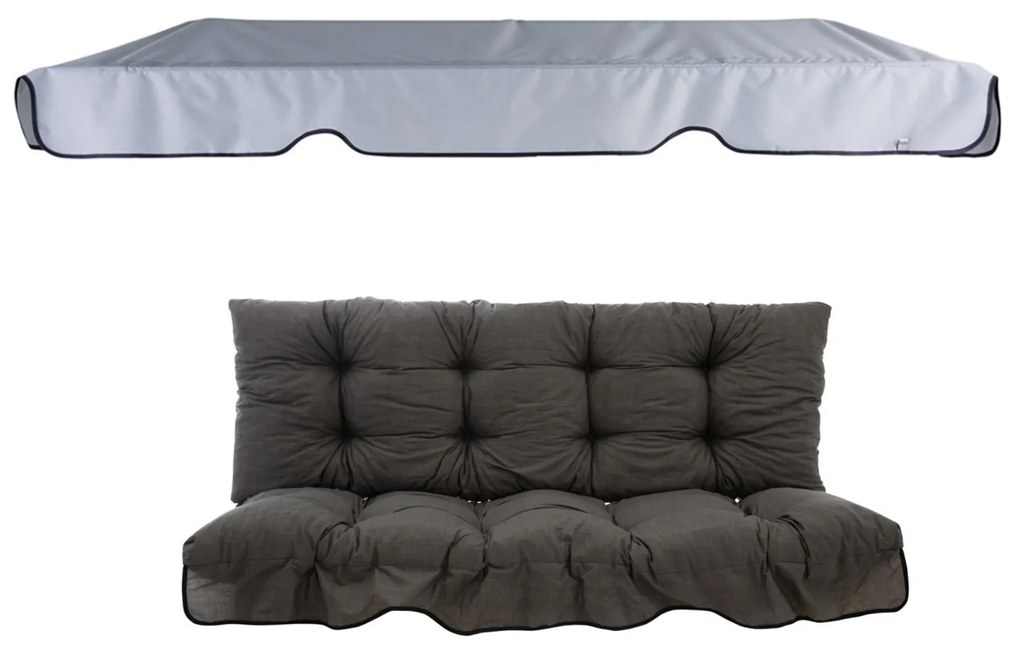 Poduszki z daszkiem na huśtawkę 150 cm Piemont H024-07PB PATIO