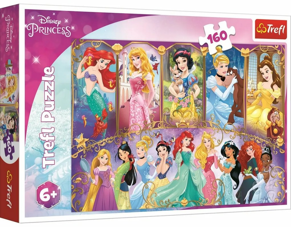 Trefl Puzzle Portrety księżniczek, 160 elementów