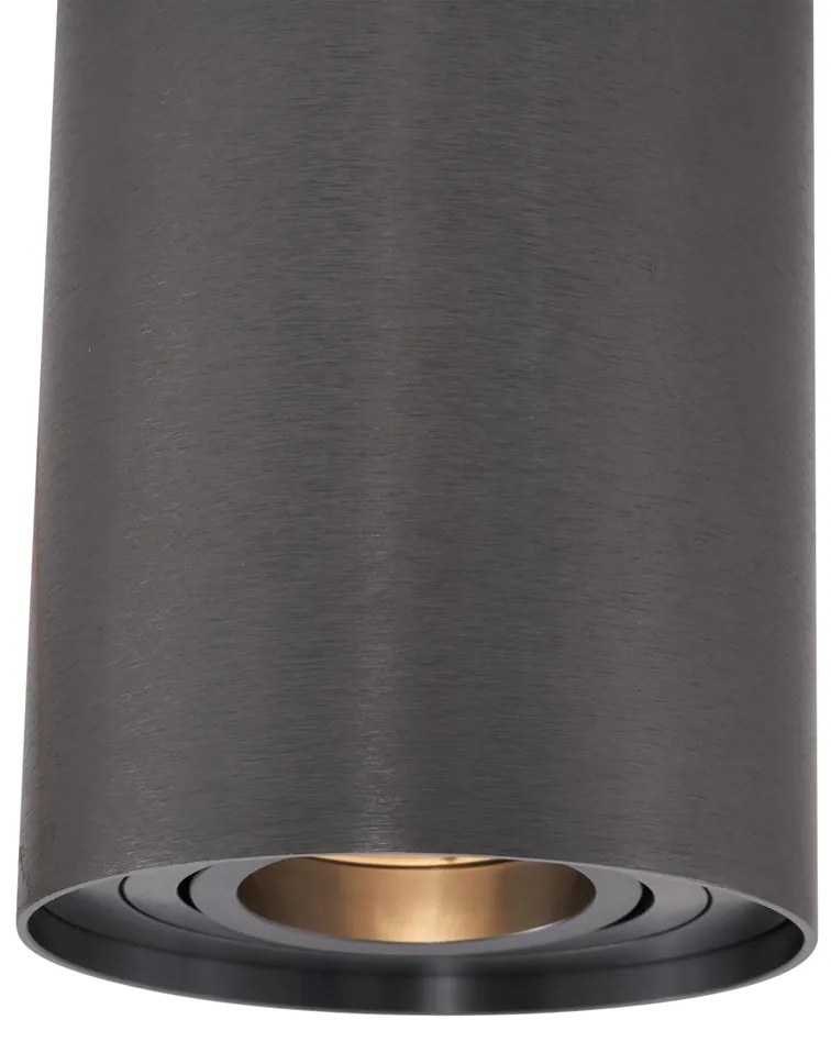 Nowoczesny podtynkowy reflektor metaliczny GU10 50 mm, regulowany - Rondoo Up