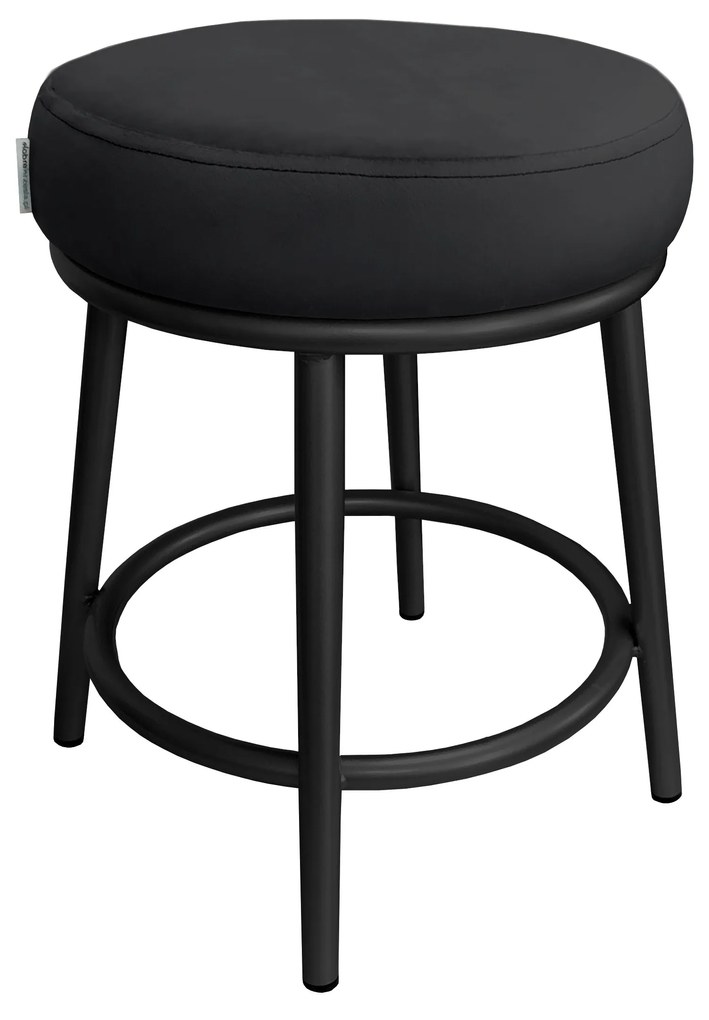 Taboret Ben noga metalowa czarna MG19