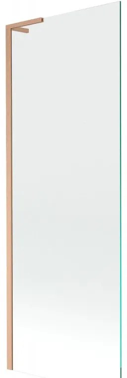 Mexen Next L parawan nawannowy 1-skrzydłowy 70 x 150 cm, transparent, miedź szczotkowana - 895-070-000-03-00-65