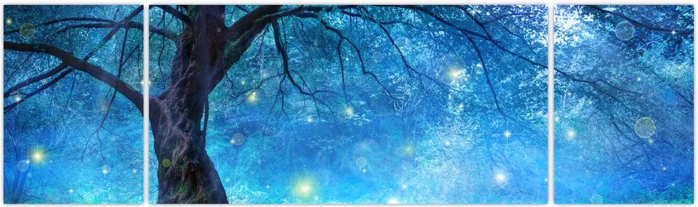 Obraz - Mistyczny las (170x50 cm)
