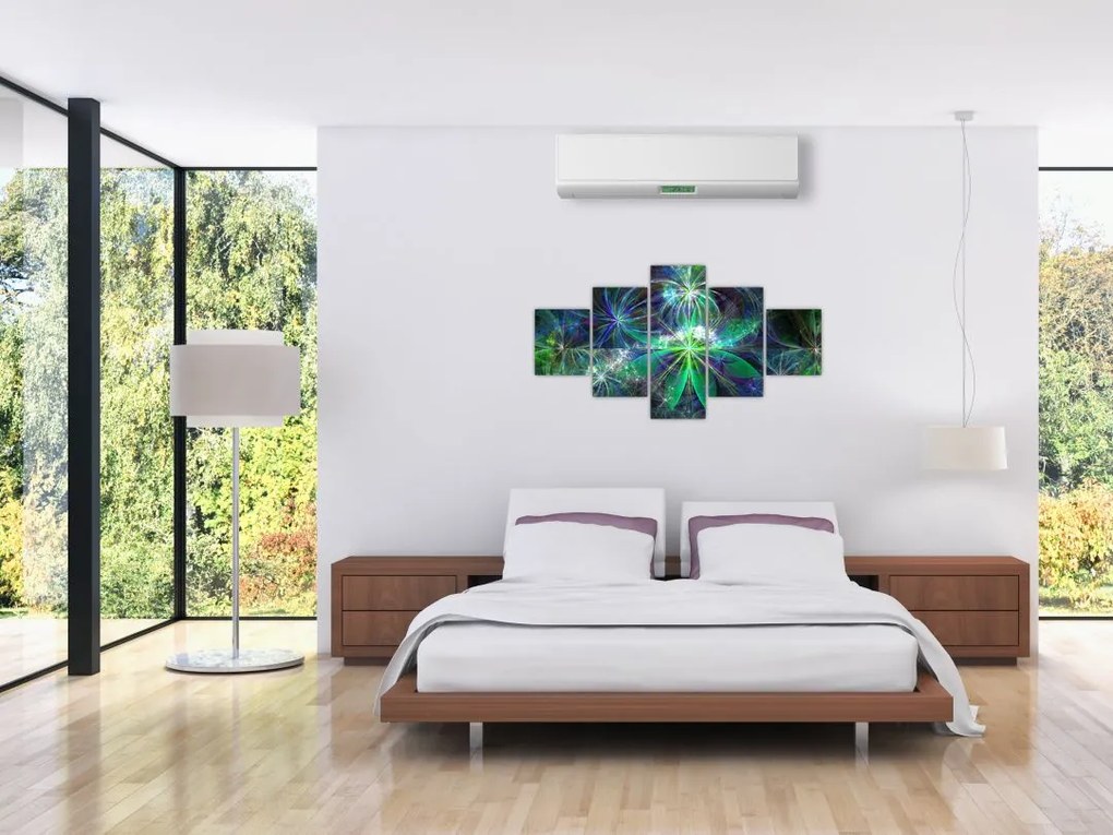 Obraz - Abstrakcyjne kształty geometryczne (125x70 cm)