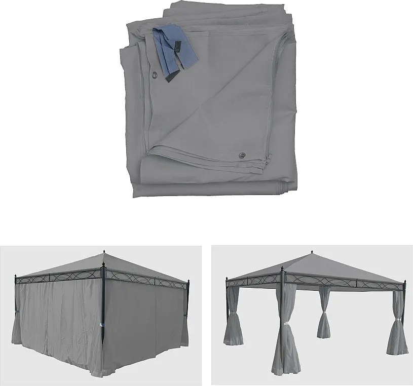 Pergola boczna Calpe III (zestaw 4 sztuk),  jasnoszary