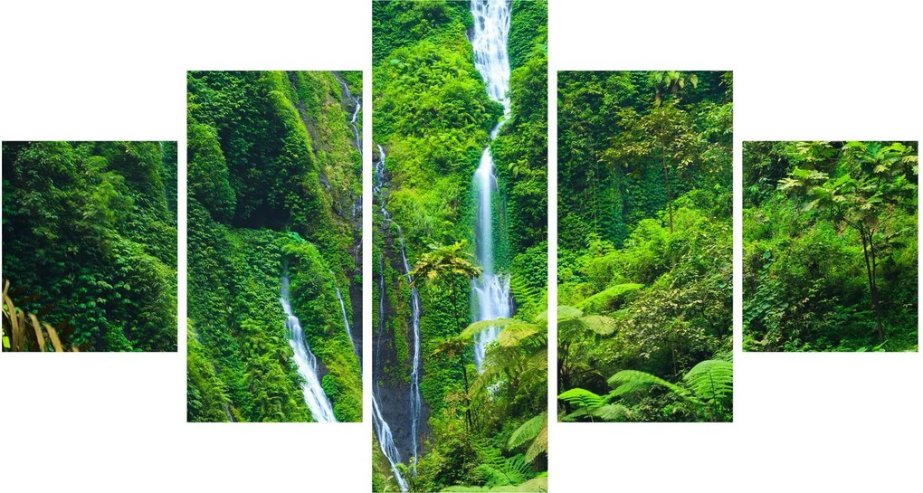 Obraz - Wodospady Madakaripura, Jawa Wschodnia, Indonezja (125x70 cm)