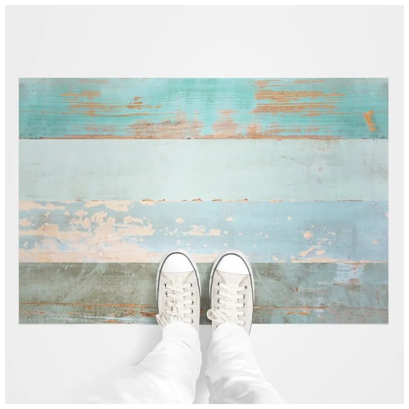 Naklejka na podłogę Ambiance Floor Sticker Parquet Floor Côte d'Opale, 90x60 cm