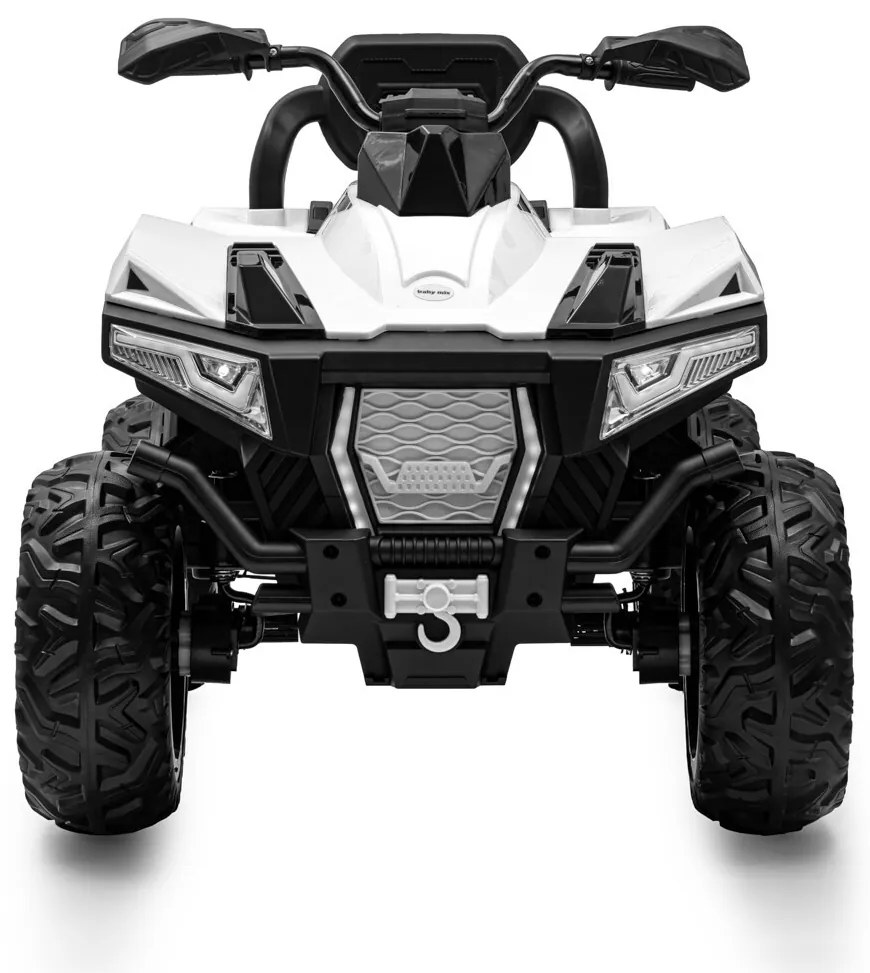 Baby Mix Czterokołowiec elektryczny dla dzieci Rave 4 x 4, biały