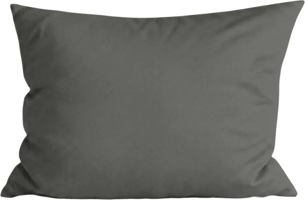Poszewka na poduszkę z mikrofibry MICROVELLE 50x70 cm, szara