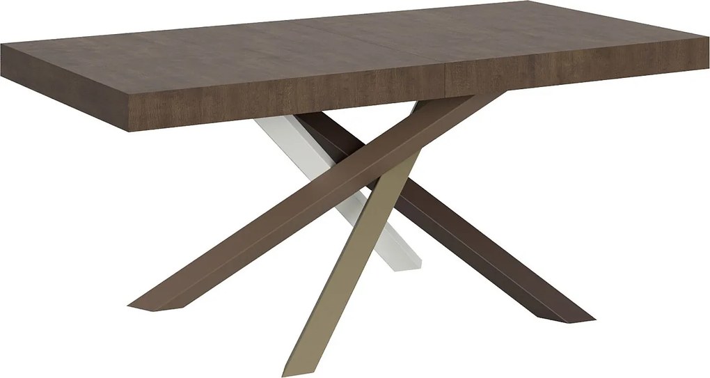 Stół rozkładany 180/284x90 cm Volantis orzech nogi wielobarwny 4/C
