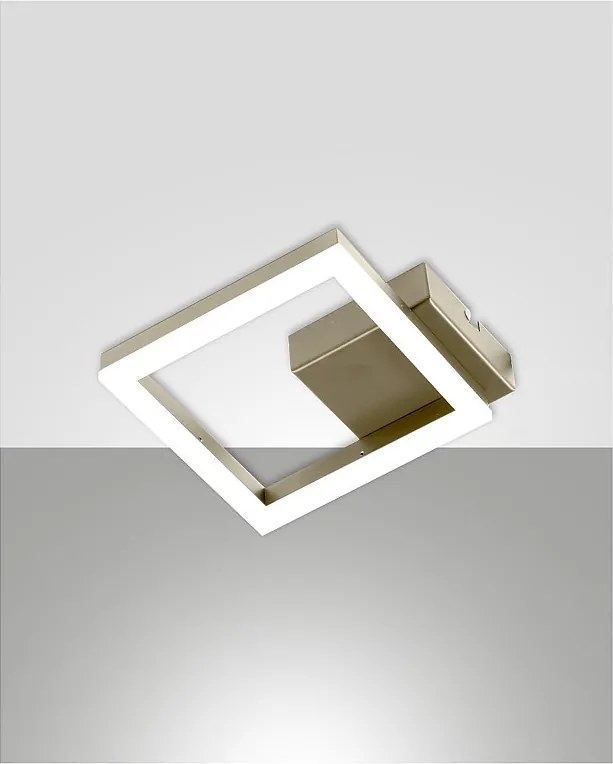 BARD nowoczesna lampa sufitowa LED 11W matowe złoto 3394-24-225 Fabas Luce