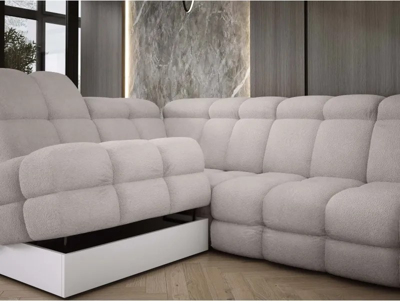 Narożnik TOLLO XL z elektryczną regulacją siedziska WERSAL