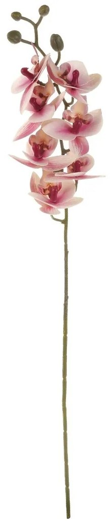 Sztuczna orchidea jasnoróżowa, 10 x 10 x 63 cm