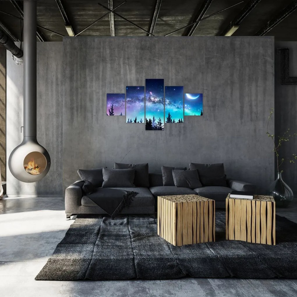 Obraz - Droga Mleczna (125x70 cm)