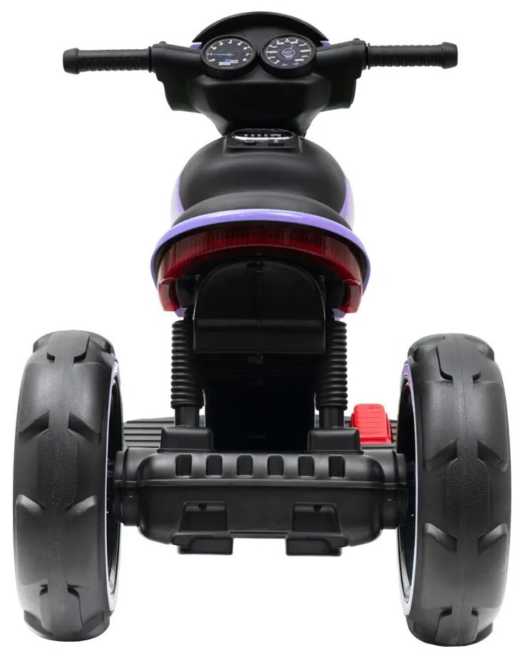 Baby Mix Motocykl elektryczny dla dzieci Policja, fioletowy