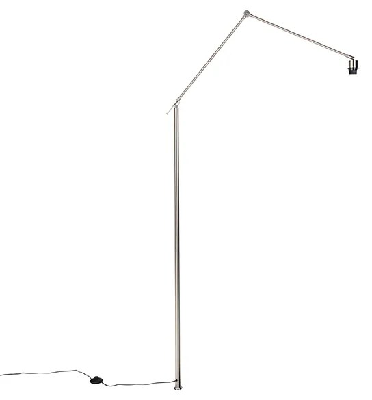 Lampa podłogowa z ramieniem stalowym - Editor Nowoczesny Oswietlenie wewnetrzne