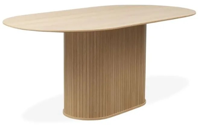 Stół z blatem w dekorze dębu 95x180 cm Nola – Unique Furniture