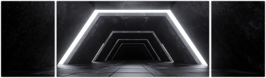 Obraz - Futurystyczny tunel (170x50 cm)