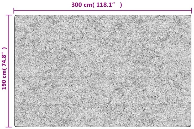 Nowoczesny elegancki szary dywan 190x300 cm B5-K32