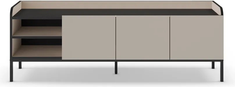 Kremowa szafka pod TV 160x55x42 cm Adara – Marckeric
