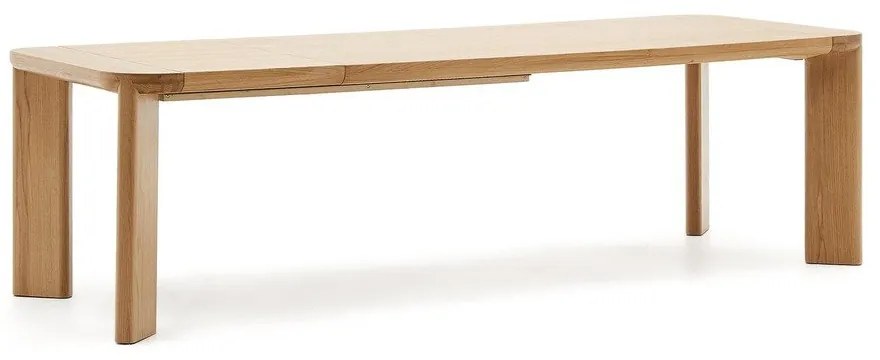 Rozkładany stół z blatem w dekorze dębu 100x200 cm Jondal – Kave Home