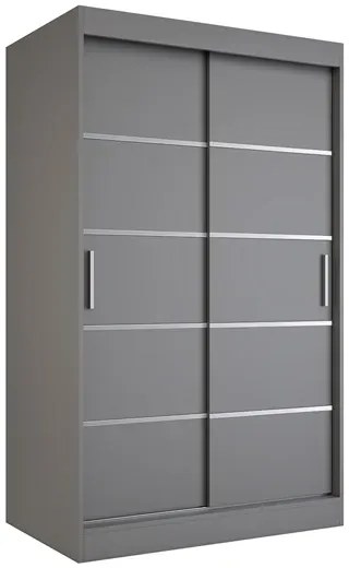 Antracytowa szafa przesuwna 120 Z4-C62
