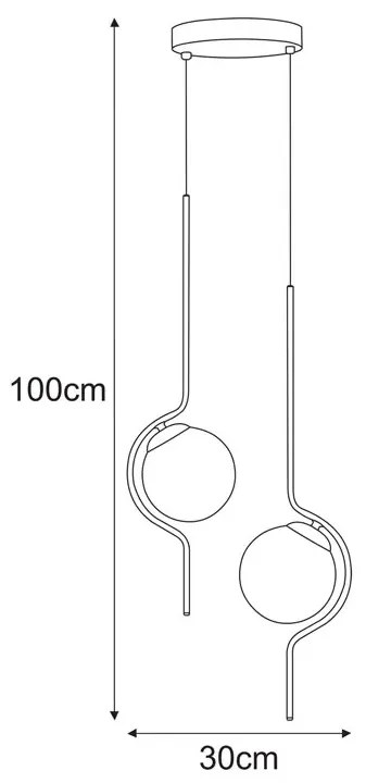 Bursztynowa designerska lampa wisząca - 3X A473 H0-B17