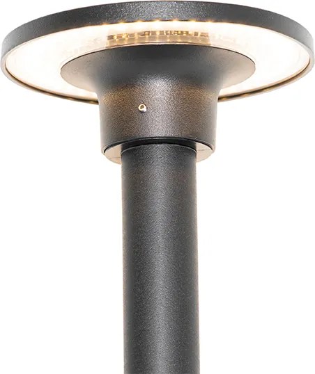 Nowoczesny reflektor na szpikulec czarny w komplecie z diodą LED IP54 - Skyf