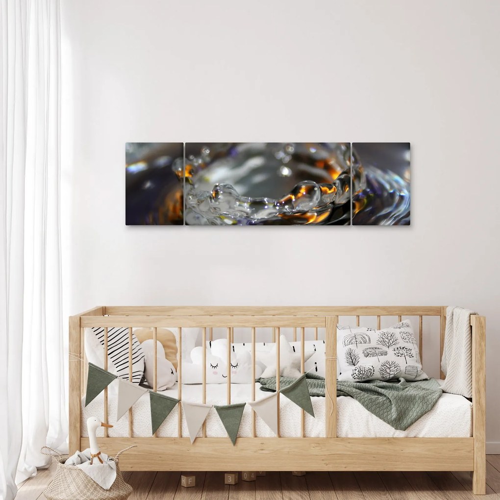 Obraz bransoletki z kropel wody (170x50 cm)