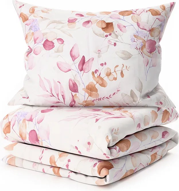 PrzytulneMieszkanie.pl PrzytulneMieszkanie.pl Pościel z mikrofibry FLORANY białe Rozmiar pościeli: 2 szt 70 x 90 cm | 200 x 220 cm