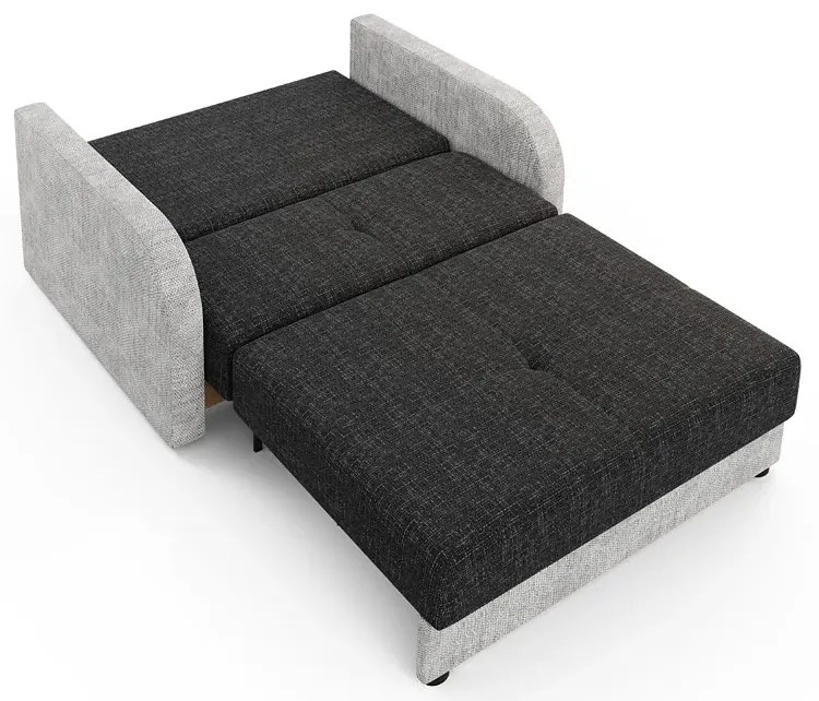 Sofa rozkładana grafit + popiel M2-H63