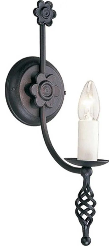 Elstead BY1-BLACK - Kinkiet BELFRY 1xE14/60W/230V