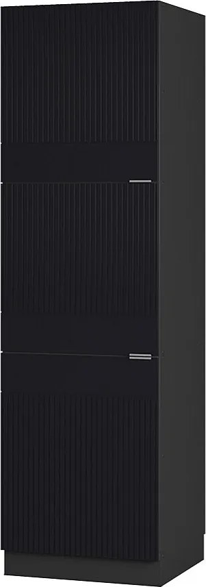 Szafka kuchenna czarne paski 60x58x206.8 fame-line