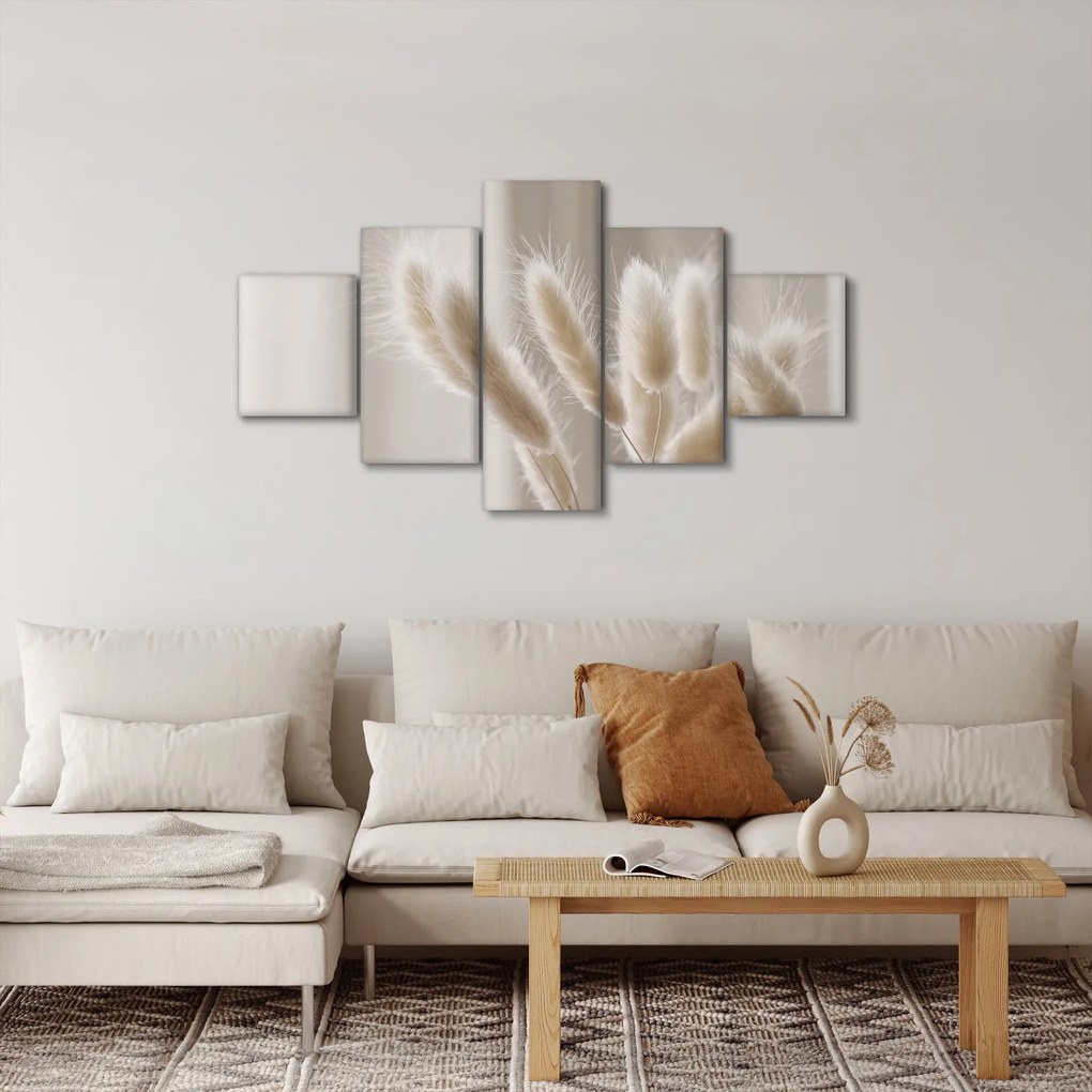 Obraz - Zajęcze ogonki (125x70 cm)