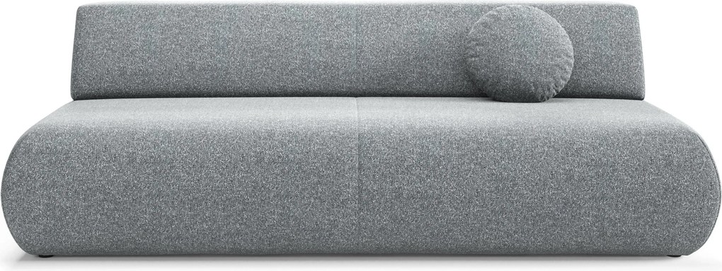 Masseno Sofa DELTA z funkcją spania i pojemnikiem na pościel, Rozkładana sofa - Szary, PUENTE 94