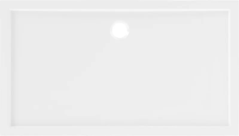 Mexen Flow brodzik prostokątny slim 150 x 70 cm, biały połysk - 46R107015