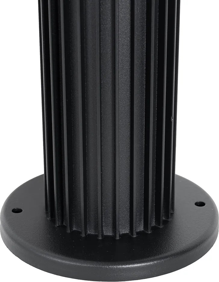 Inteligentny słupek oświetleniowy zewnętrzny czarny 50 cm IP44 RGBW z Wifi GU10 50mm - Boris