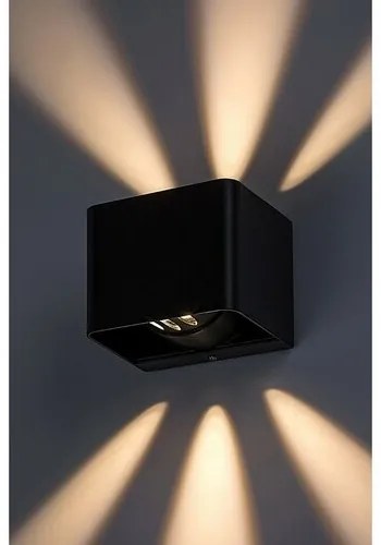 Rabalux 77168 zewnętrzna lampa ścienna LEDHallstatt, 10 W, antracyt