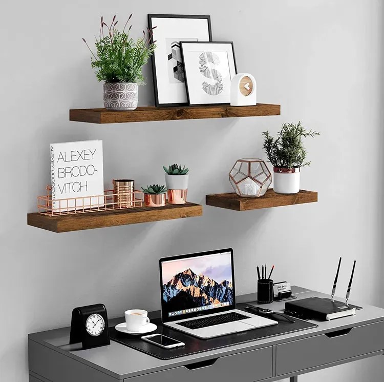 Loftowa Półka Wisząca Do Salonu I Sypialni D1-C32