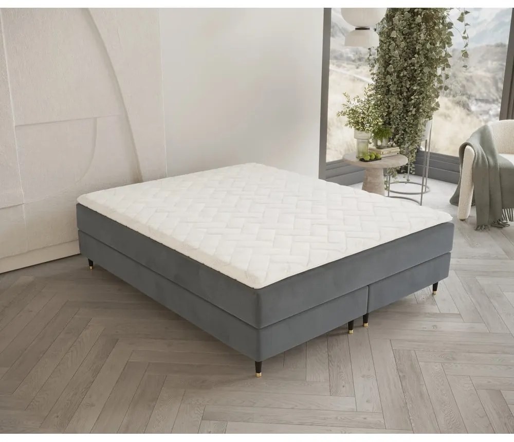Średnio twardy piankowy topper 160x200 cm Latex – Maison de Rêve