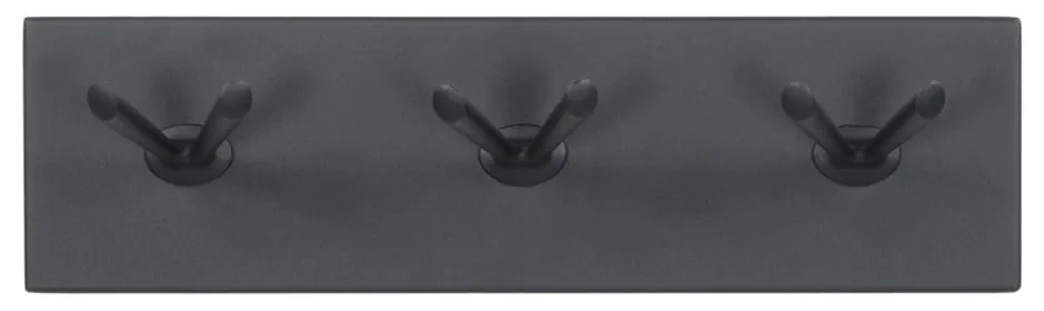 Czarny metalowy wieszak ścienny Pull – Spinder Design