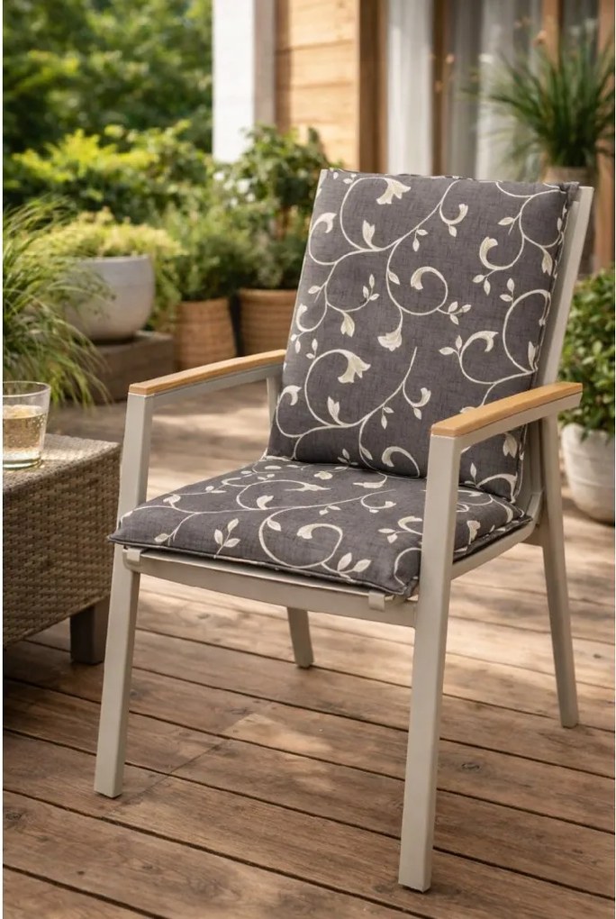 Doppler LIVING 2097 niski - zestaw 6 szt. – poduszki na krzesło i fotel z zamkiem