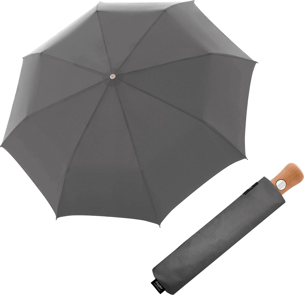 Doppler Manufaktur Bellino Nickel matt Oxford parasol automatyczny