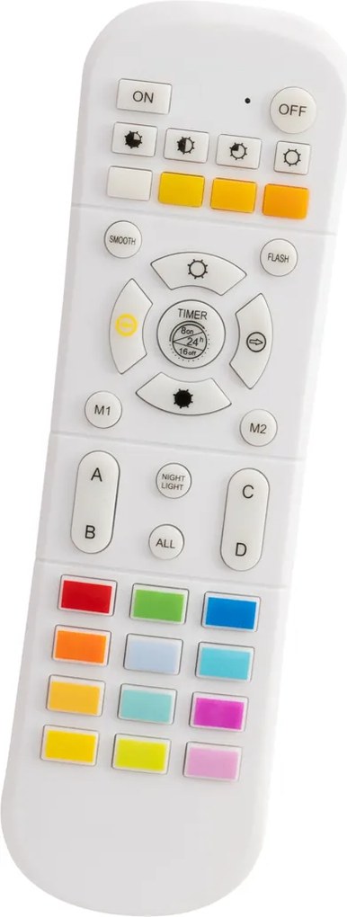 Zestaw 2 akumulatorowych złotych lamp stołowych RGBW - Alessia