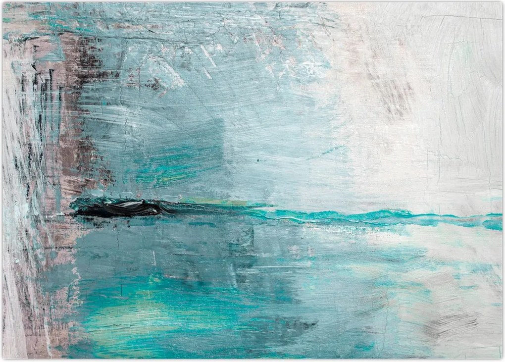 Obraz - Abstrakcyjny obraz olejny (70x50 cm)