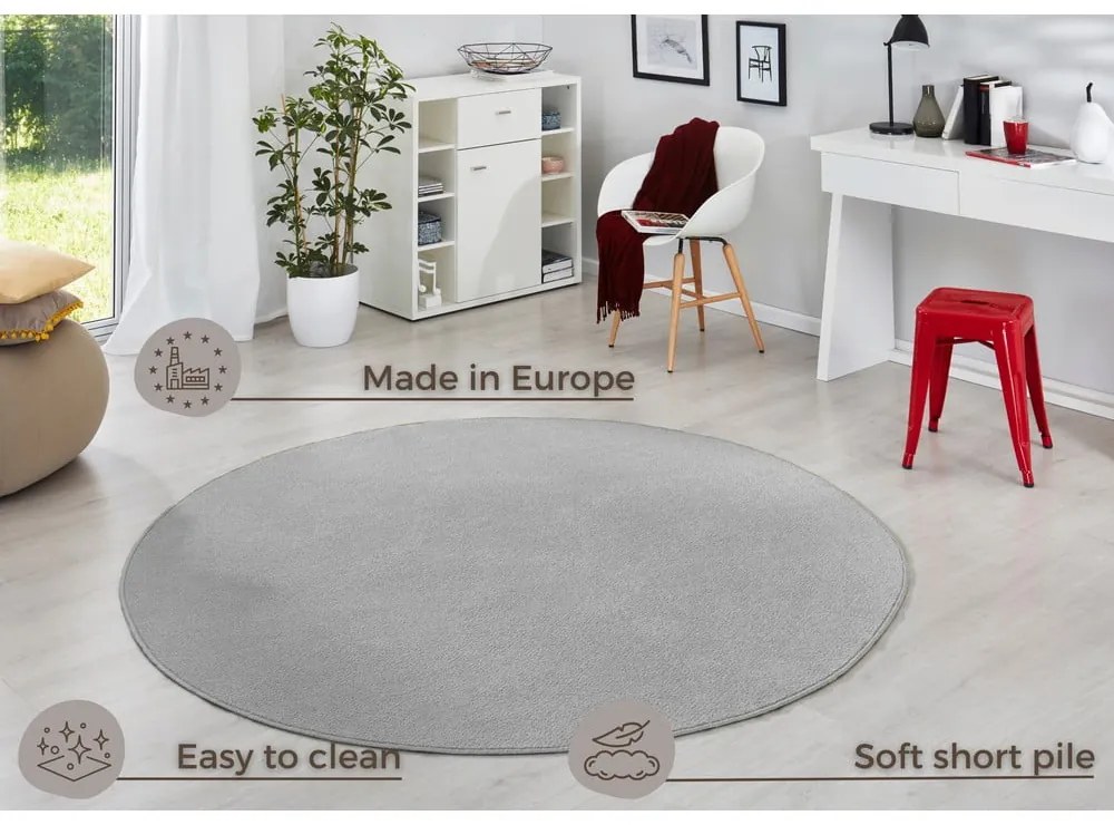Jasnoszary okrągły dywan ø 133 cm Fancy – Hanse Home