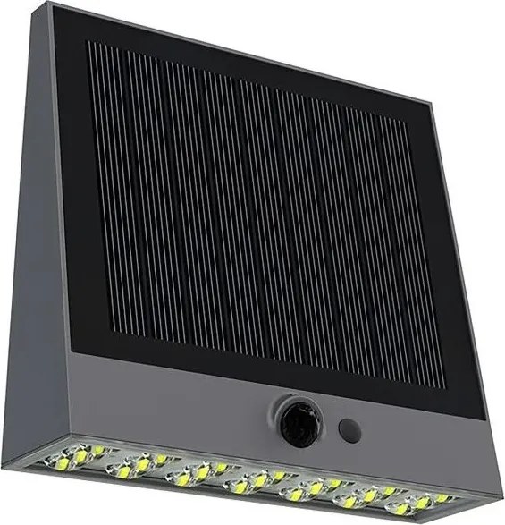 Viking - Solarny kinkiet LED ściemnialny z czujnikiem LED/2W/3,7V IP54 4000K